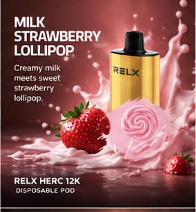 Product image of Milk Strawberry Lollipop - Relx Herc