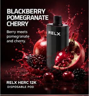 Relx Herc Blackberry Pomegranate Cherry — cheap vape Australia
